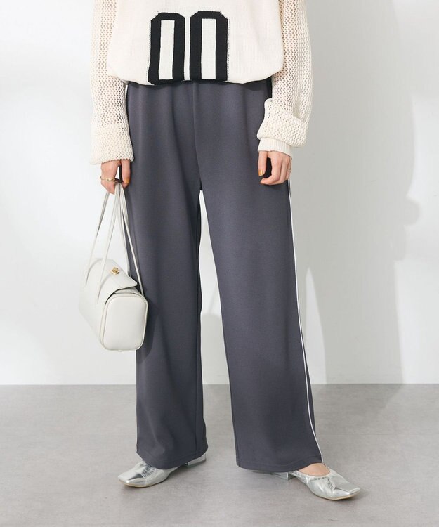 CRAFT STANDARD BOUTIQUE パイピングラインパンツ Charcoal Gray