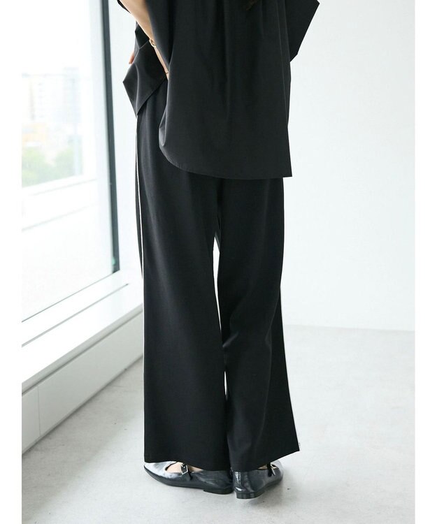 CRAFT STANDARD BOUTIQUE パイピングラインパンツ Black