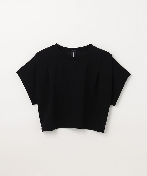 GRACE CONTINENTAL タックショートトップ ブラック