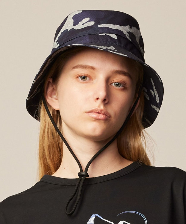 JOSEPH ABBOUD MOUNTAIN 【撥水・軽量・男女兼用・折り畳み可・究極のポータブル性】ポケッタブルバケットハット ネイビー系6