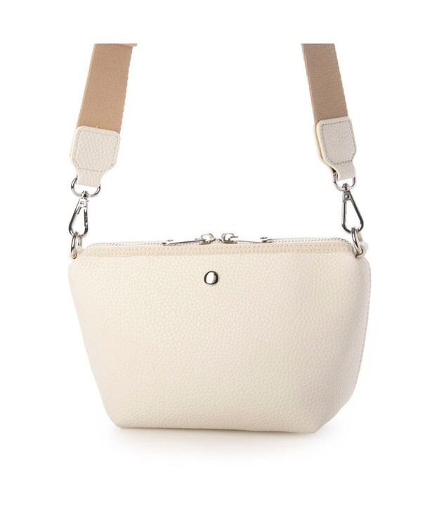 UNBILLION カシュカシュ cachecache / 舟型シュリンクショルダー アイボリー