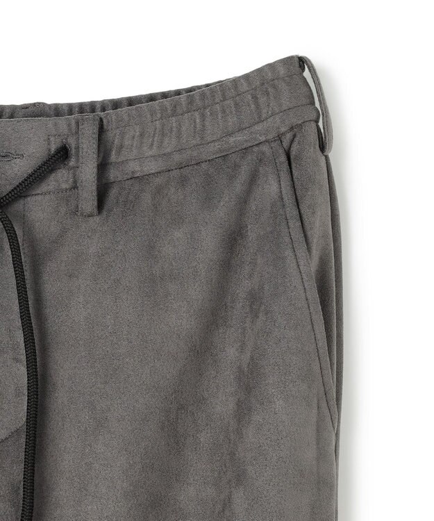 JOSEPH HOMME 【WEB・一部店舗限定  】レザーライクポンチ　ドロスト付テーパードパンツ / PEGG CONVERTIBLE グレー系