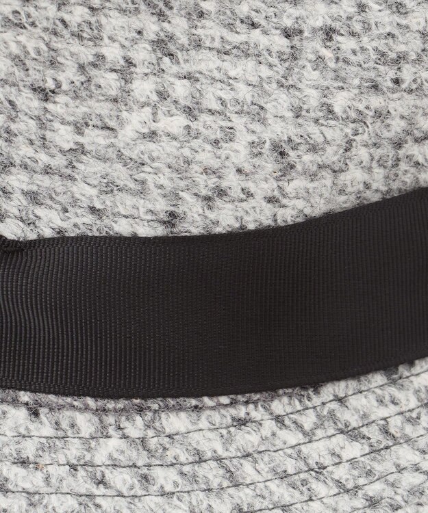 JOSEPH ABBOUD 【LANIFICIO ROMA・サイズ調整可】スライバー千鳥 ハット ライトグレー系3