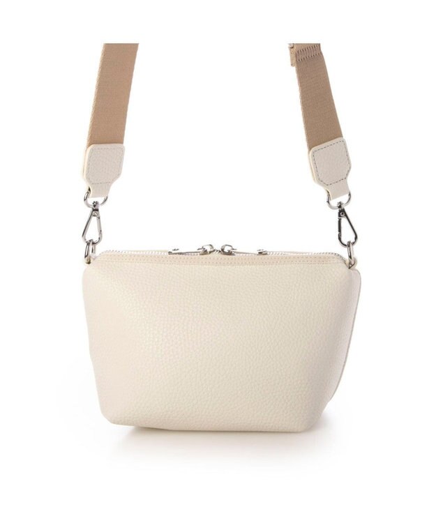 UNBILLION カシュカシュ cachecache / 舟型シュリンクショルダー アイボリー