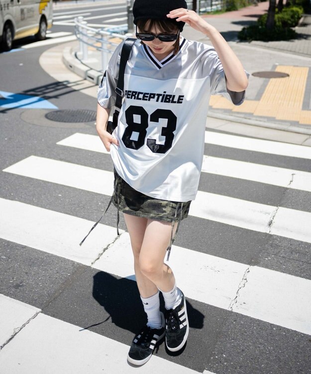 WEGO ナンバリングビッグT ライトグレー