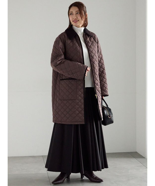 Te chichi ボックスタックフレアスカート ブラック