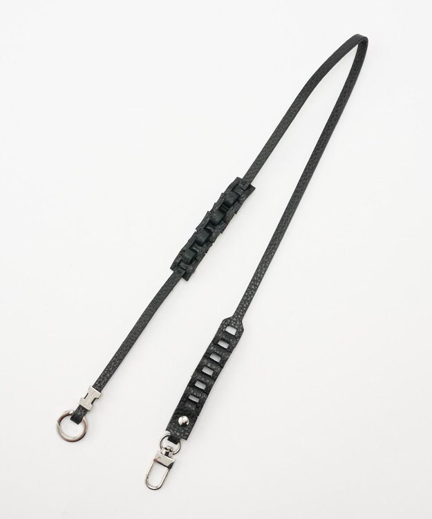 IACUCCI  ブリーノ レザーストラップ/ショート CERVO ブラック