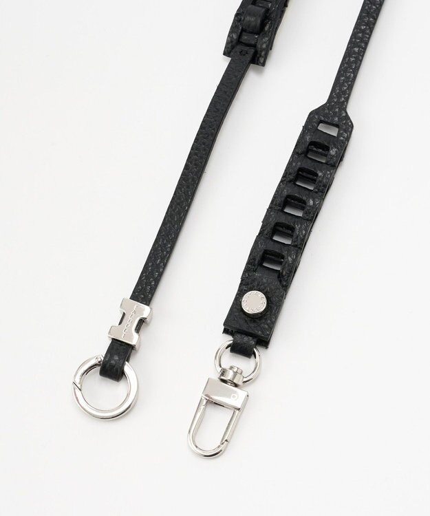 IACUCCI  ブリーノ レザーストラップ/ショート CERVO ブラック