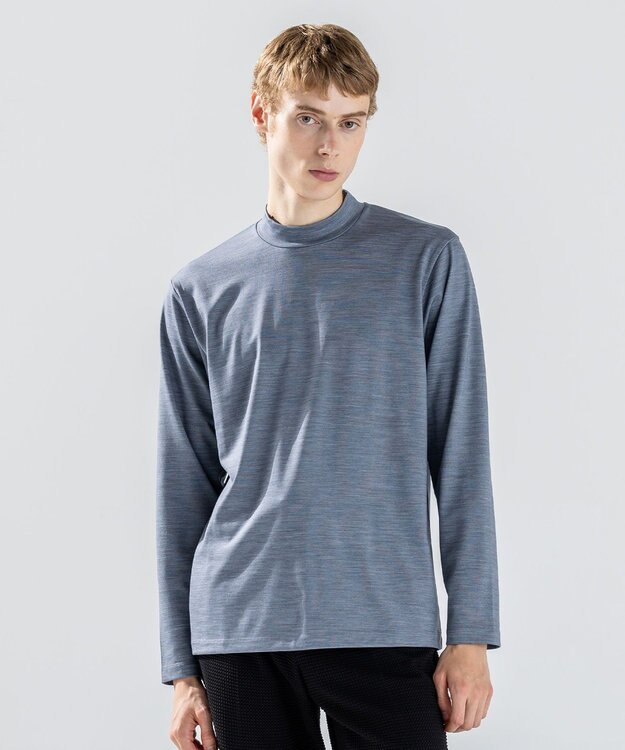 JOSEPH HOMME 【新色追加】ウールジャージーウォッシャブル　モックネックカットソー ライトグレー系