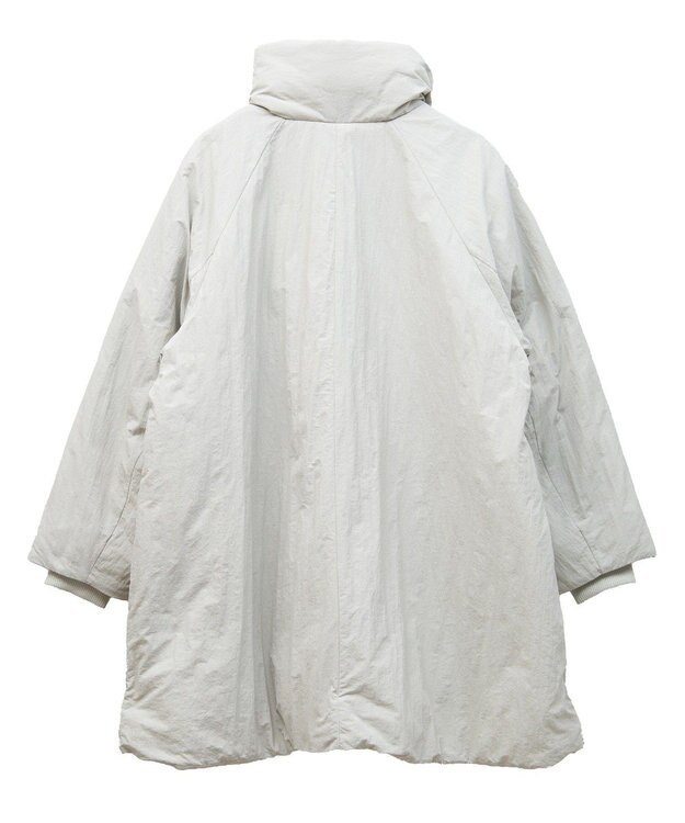 Green Parks シームレス中綿ドロストコート Off White