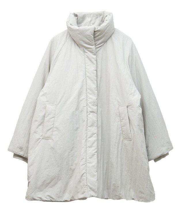 Green Parks シームレス中綿ドロストコート Smoky Green