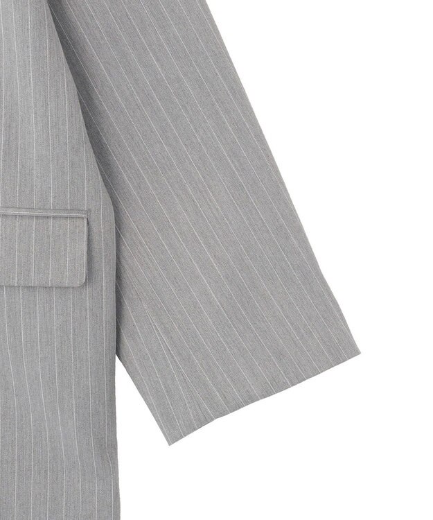 AMERICAN HOLIC オーバーサイズテーラージャケット Stripe Gray