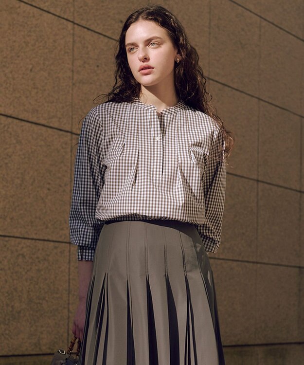 J.PRESS LADIES 【WEB限定カラーあり】コンパクトエステネージュ スキッパー ブラウス