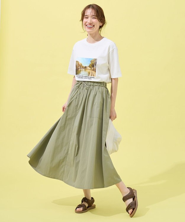 ANY オーガビッツアソートプリントTシャツ 川フォト