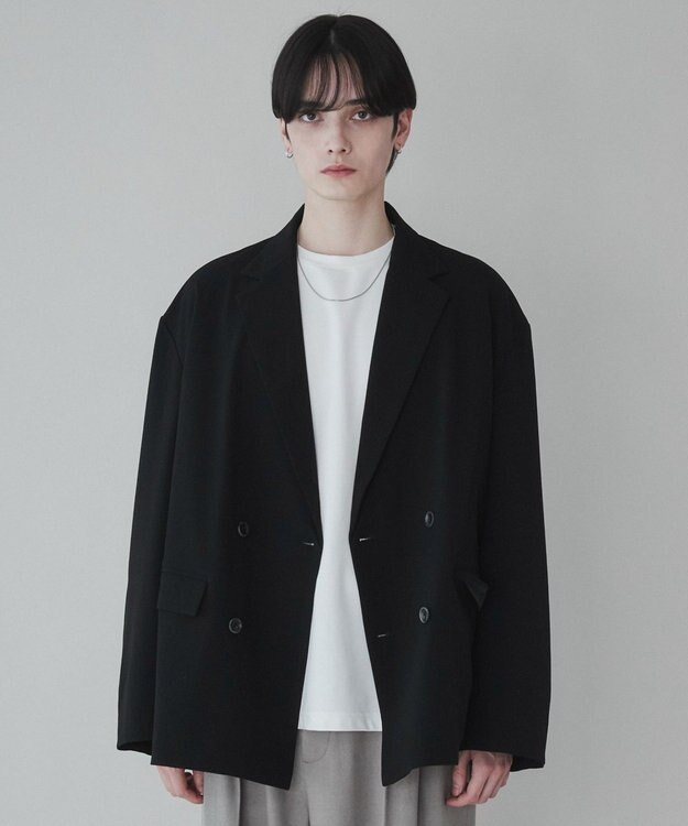 WEGO TRルーズテーラードジャケット ブラック