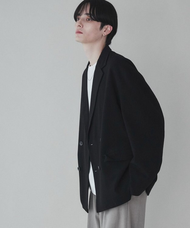 WEGO TRルーズテーラードジャケット ブラック