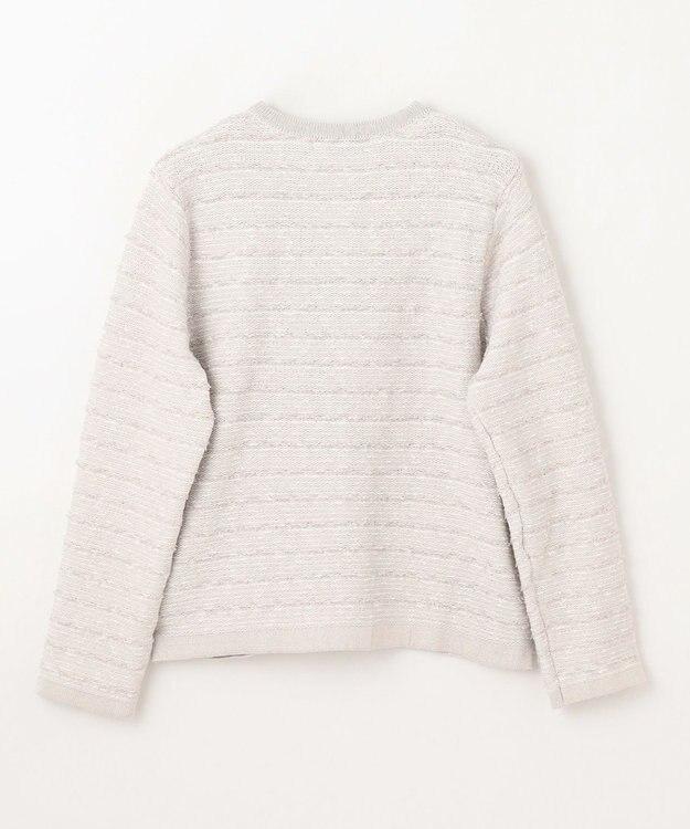 ANY 【ウエストゴム】セレモニーニットセットアップ ライトグレー