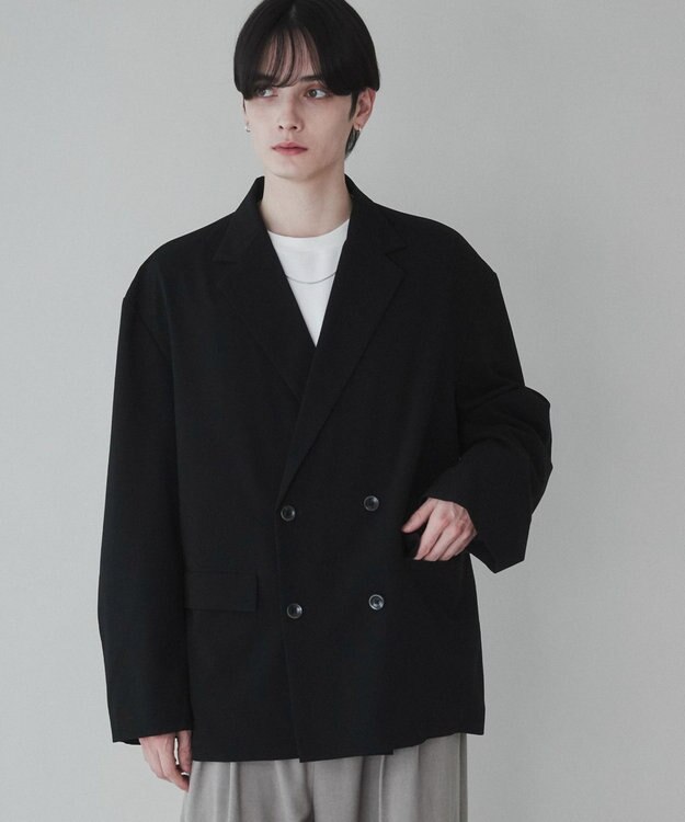 WEGO TRルーズテーラードジャケット ブラック