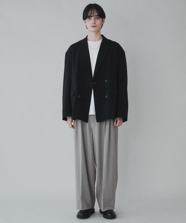 WEGO TRルーズテーラードジャケット ブラック