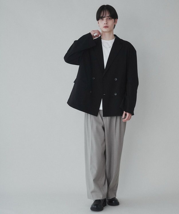 WEGO TRルーズテーラードジャケット ブラック