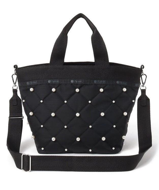 LeSportsac BUCKET TOTE W PEARLS/ブラックパール ブラックパール