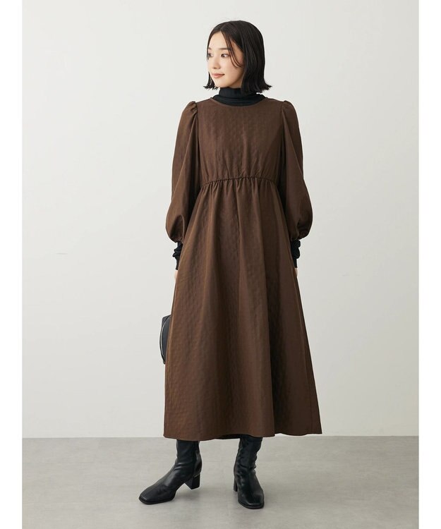 Green Parks カットリブタートルネックプルオーバー Black