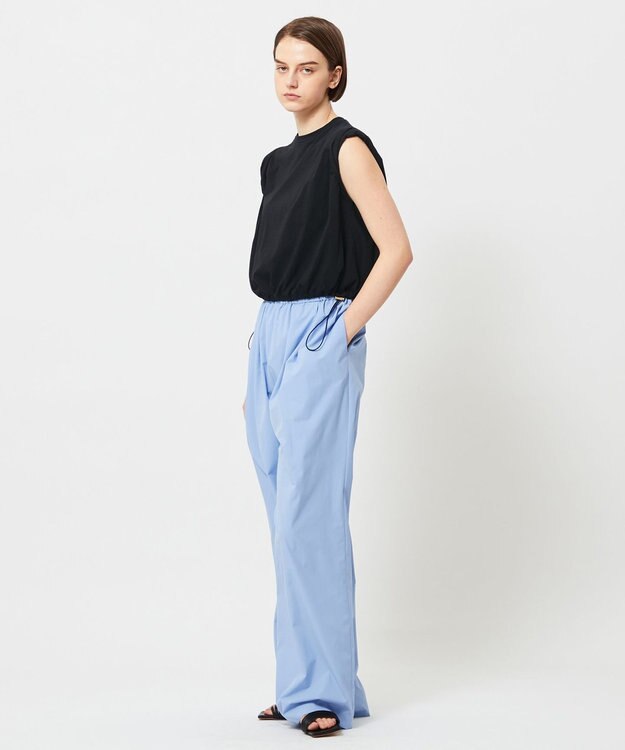 BEIGE， 【好評につき追加生産決定！】YANN / ワイドパンツ Sax