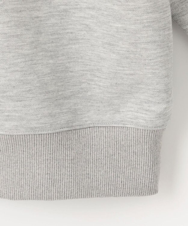 23区GOLF 【WOMEN】ハーフジップスウェット ライトグレー系