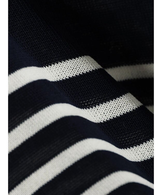 CRAFT STANDARD BOUTIQUE 【洗える】チューリップスリーブプルオーバー Border Navy