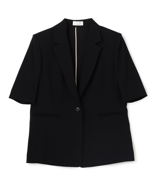 BEIGE， 【Lsize・セットアップ対応】CINDY / ハーフスリーブジャケット Black