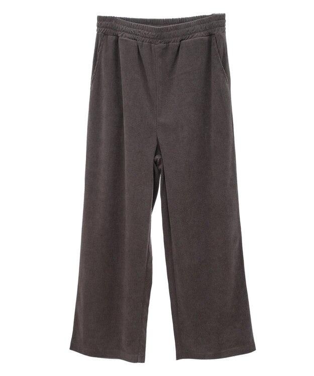 CRAFT STANDARD BOUTIQUE カットコーデュロイパンツ/24AW Charcoal Gray