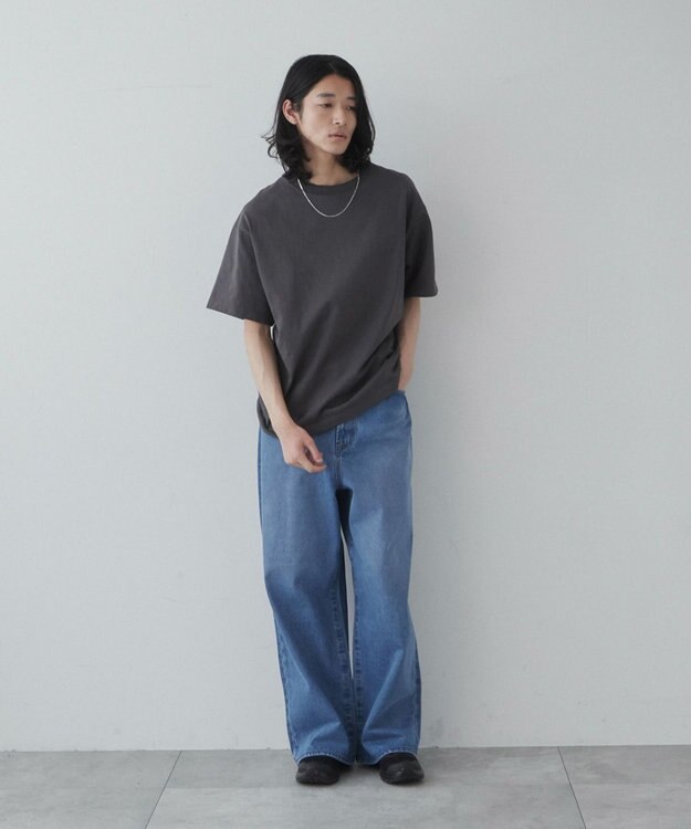 WEGO 【ユニセックス着用アイテム/綿100%/SMLXLサイズ展開】シルキーリッチヘビーコットンT ブラックその他