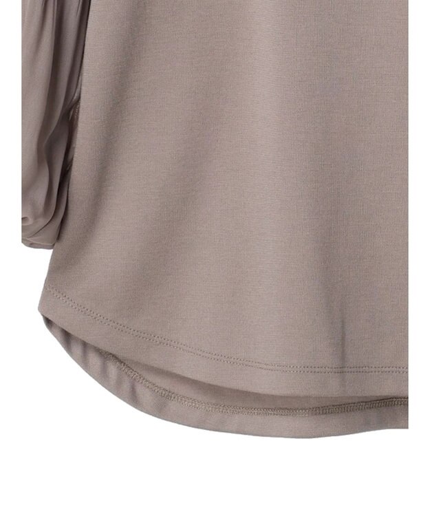 earth music&ecology マジョリカプリーツプルオーバー Gray Beige