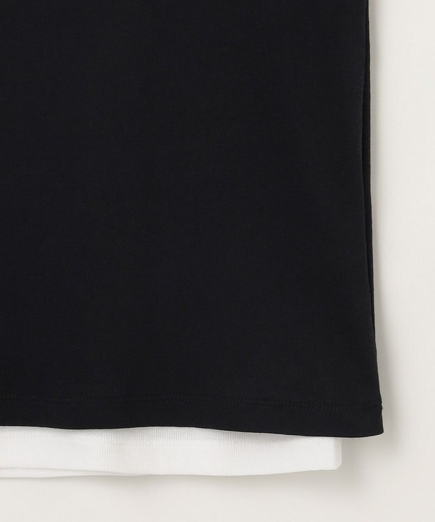 NAVE 【Nave・otona MUSE別注/洗える】レイヤードカットソー 2枚セット ブラック系