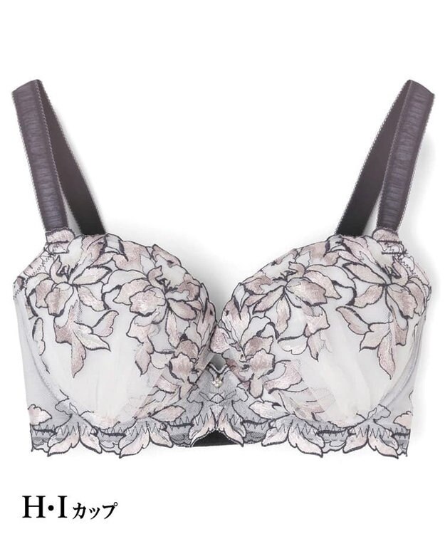 San-ai Resort（三愛水着楽園） エレガントコレクション【2411】単品ブラHIカップ 【northerly】 グレー