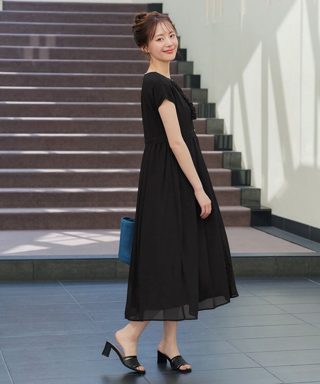 Tiaclasse 【おのののかさん着用・新色追加】フリルワンピース ブラック