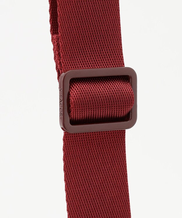 Y'SACCS 【ムック本掲載】Polka Dots スクエアポシェット ワイン