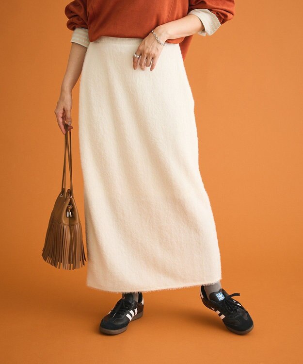 Green Parks 楽ちんシャギーＩラインスカート