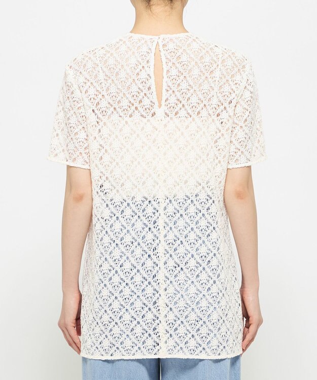 uncrave ジオメトリックレース ブラウス オフ