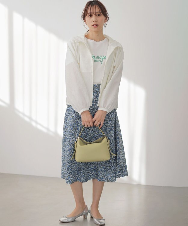 組曲 L シアージャカード ブルゾン ホワイト系