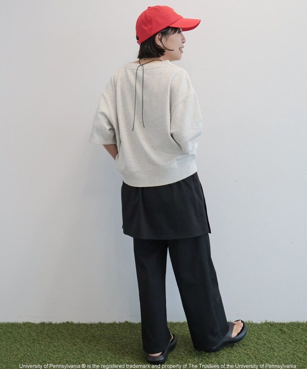 AMERICAN HOLIC 【RUSSELL×PENN】半袖スウェット Gray Mixture