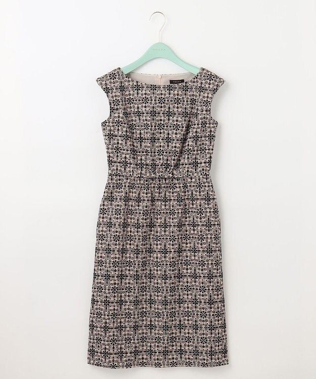 TOCCA PEONIA ドレス ベージュ×ブラック系