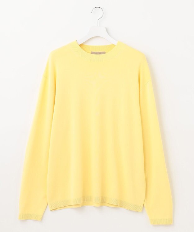 UNFILO MENS 【接触冷感】イージーケア ニットロングTEE [23年春夏商品] イエロー