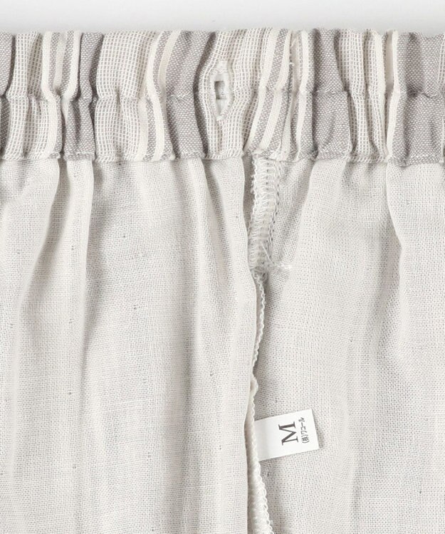 ワコール／睡眠科学 パジャマ 5分袖 半袖 8分丈 綿100%(本体) レディース YDT146 睡眠科学／ワコール グレー