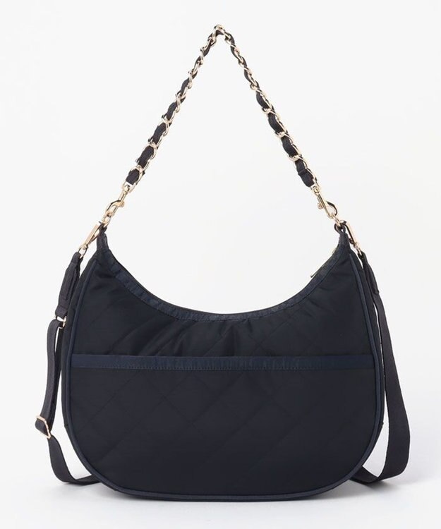 LeSportsac CHAIN N/S CONV HOBO/ディープシーブルーキルト ディープシーブルーキルト