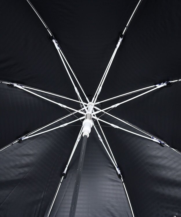 MOONBAT 【キッズ】晴雨兼用日傘 長傘 ギンガムチェック 裾リフレクター 50cm 遮光 遮熱 UV ライトパープル