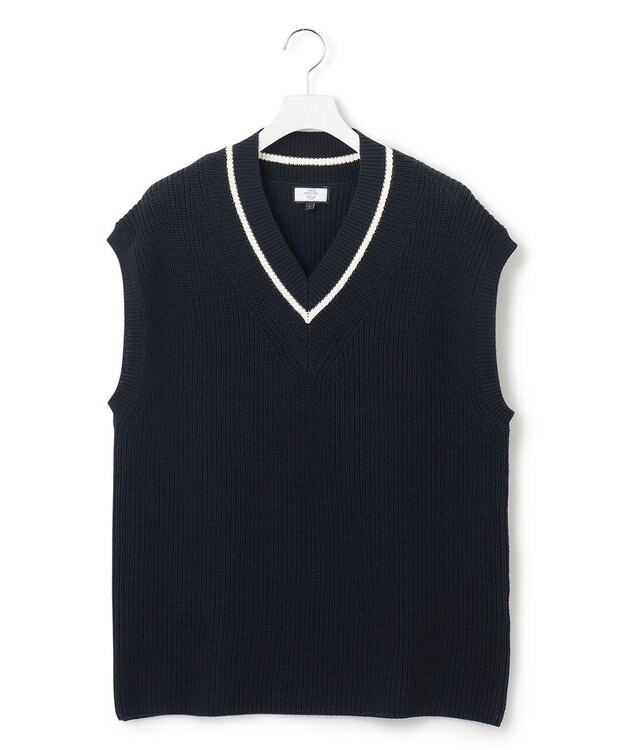 J.PRESS YORK STREET 【UNISEX】チルデンニット ネイビー系