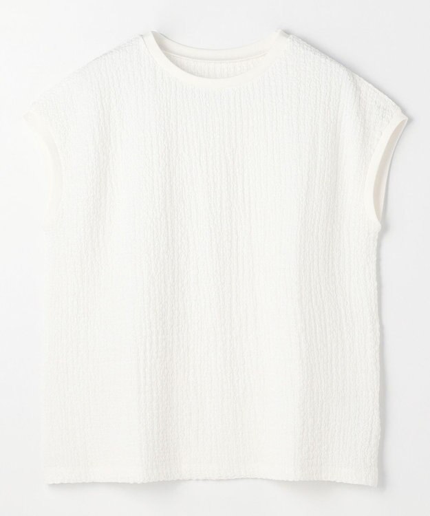 ANY L レースフレンチスリーブプルオーバー オフ