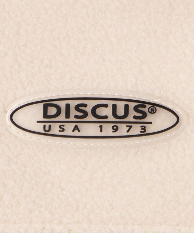 WEGO DISCUSフリースハーフジップPO ホワイトアイボリー