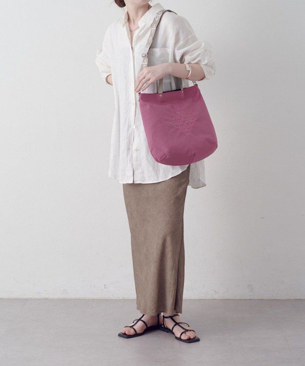 russet 《19か月連続！ブランド月間ランキング1位》スリム2WAYトートバッグ <コーデュラナイロン>(CE-1404-WEB) LotusPink2